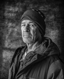 Unshaven man in a hat Unshaven man in a hat